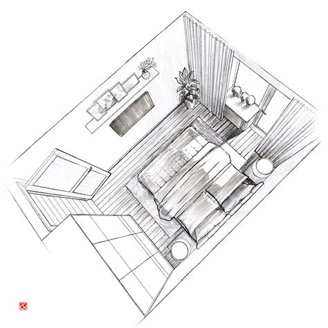 Apartment interior sketches :: Behance