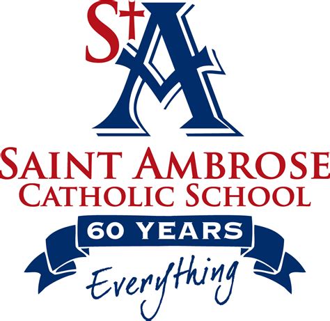 School 60th Logo - Saint Ambrose School | Brunswick, Ohio