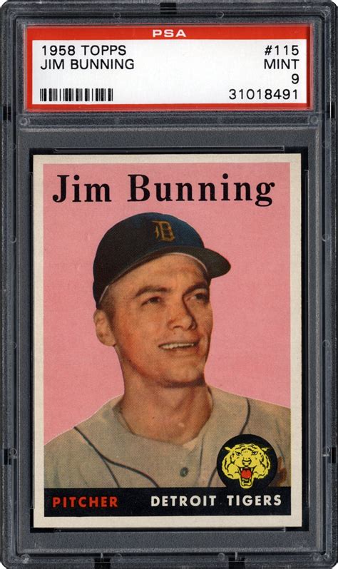 1958 Topps Jim Bunning | PSA CardFacts™