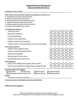 customer satisfaction survey template word Forms - Fillable & Printable Samples for PDF, Word ...