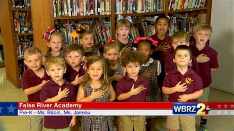 Pledge of Allegiance: False River Academy, Pre-K