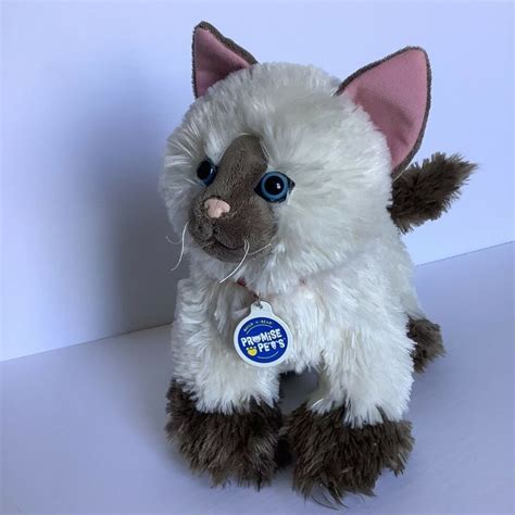 Build A Bear Cat PROMISE PETS Siamese Himalayan 11” Plush Kitty Cat Sound #BuildABearWorkshop in ...