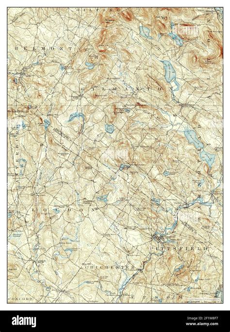 Gilmanton, New Hampshire, map 1927, 1:62500, United States of America ...