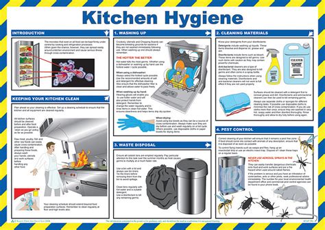 BSS13207 - KITCHEN HYGIENE POSTER @ BEESWIFT - WORKWEAR, HI VIZ AND PPE UK