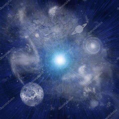 Abstract border frame, Space and galaxy background — Stock Photo © iulia_shev #12199652