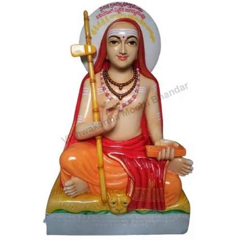 Painted Hindu Baba Gorakhnath Marble Statue, For Worship, Size: 2 Feet ...