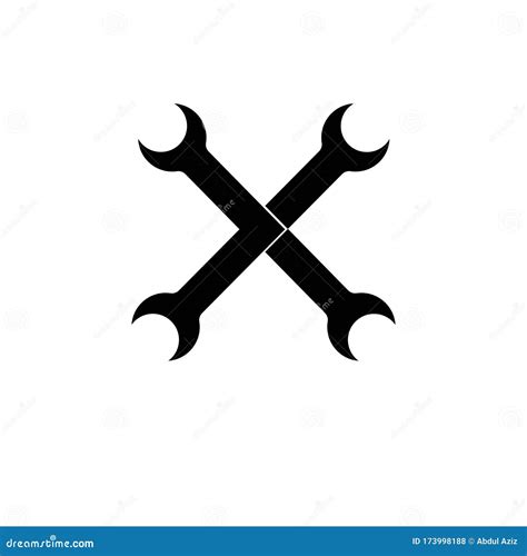 Wrench logo vector stock vector. Illustration of gear - 173998188