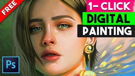 Digital Painting Free Photoshop Actions Free Download || Digital Oil Painting