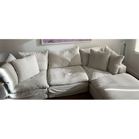 Restoration Hardware Cloud Modular Chaise Sectional Sofa - AptDeco