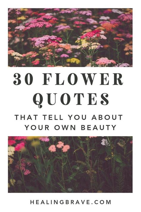 30 Flower Quotes That Tell You about Your Own Beauty | Flower quotes, Beautiful flower quotes ...