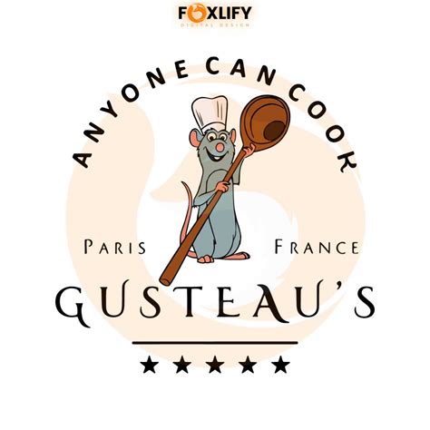 Anyone Can Cook Paris France Gusteau's Svg