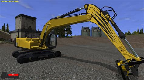 Tenstar Excavator Demo Part 2 - YouTube