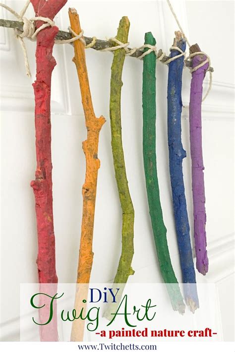 DIY Twig Art ~ Simple and Fun Crafts for Kids using Sticks from Nature | Twig art, Nature crafts ...