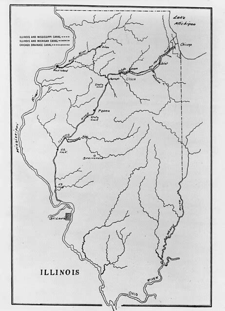 Map of Illinois and Michigan Canal - a photo on Flickriver