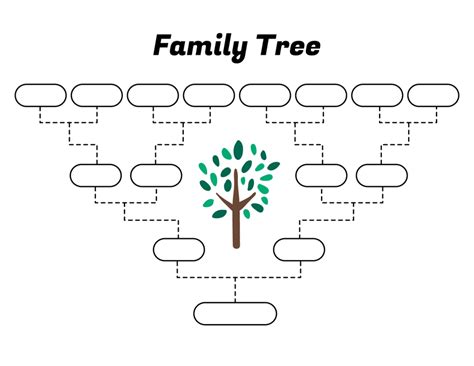 Printable Simple Family Tree Template - Printable Templates