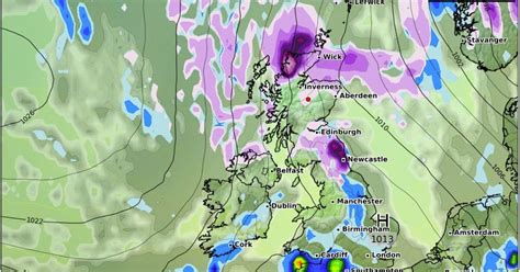 UK weather: 'Snow risk' warning from Met Office as new maps show where ...