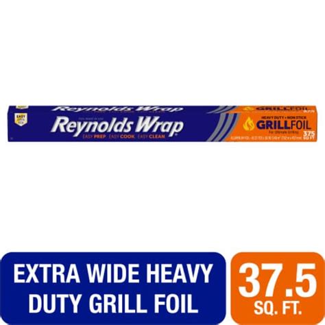 Reynolds Wrap® Grill Heavy Duty Non-Stick Aluminum Foil, 37.5 sq ft ...