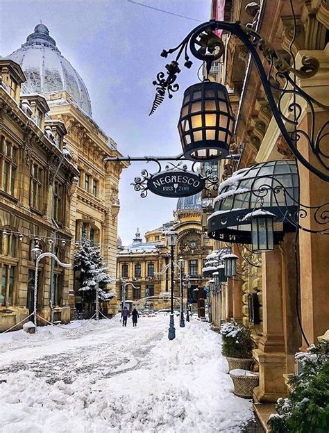 Bucharest in snow. Romania ️ ️ ️ | Romania travel, Cool places to visit ...