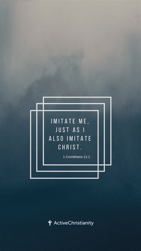 1 Corinthians 11:1 Bibleverse wallpaper - Imitate me, just as I also ...