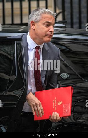 Health Secretary Steve Barclay, arrives in Downing Street, Westminster ...