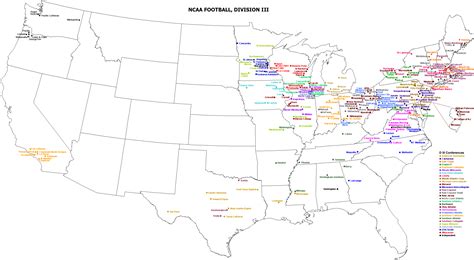 Why are Division III teams so clustered together? : CFB