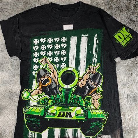 Vintage WWE DX Army Degeneration X Size M #wwe... - Depop