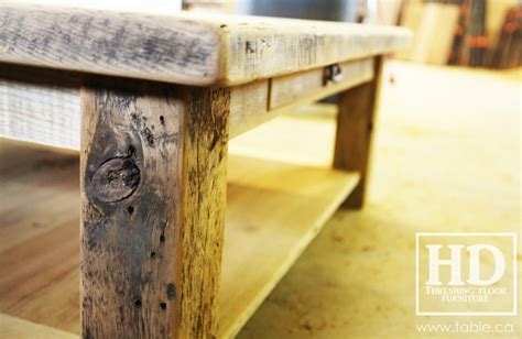 Custom Reclaimed Wood Coffee Table Ontario HD Threshing Gerald Reinink (25) | Blog