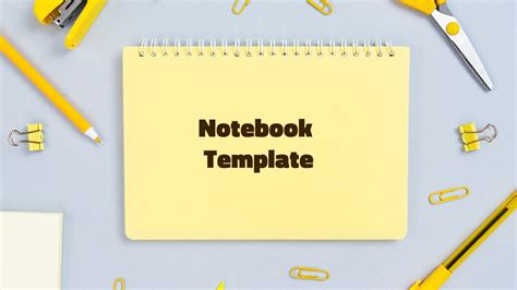 Notebook PowerPoint Template