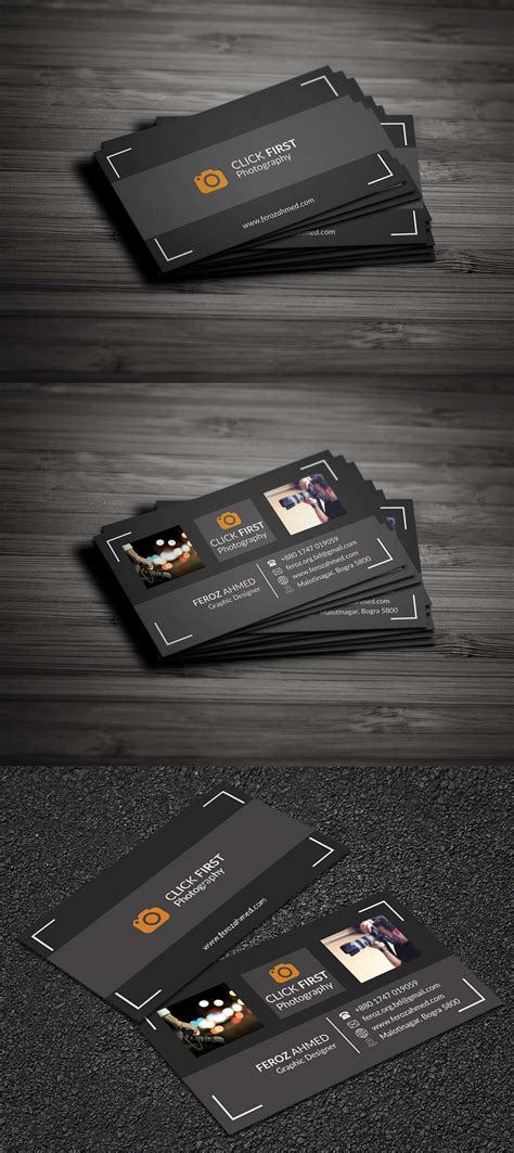 Free Business Card Templates For Photographers - Sfiveband.com