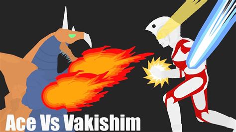 Ultraman Ace vs Vakishim [STICKNODES ANIMATION] - YouTube