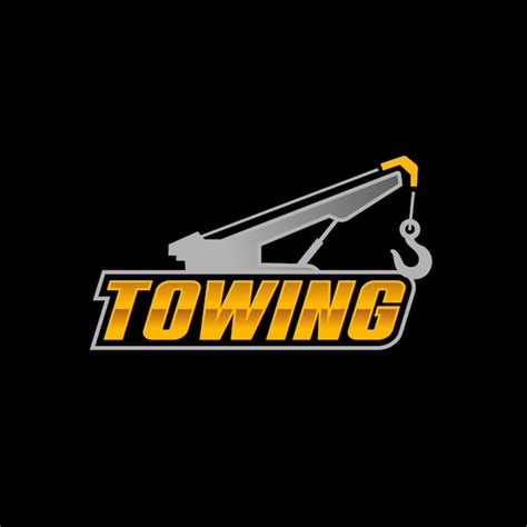 Premium Vector | Towing logo template