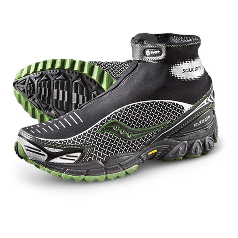 Men's Saucony® ProGrid™ Razor Waterproof Trail Running Shoes, Black ...