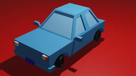 low poly car - Blender 3D Models : Blender 3D Models