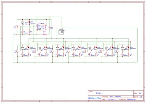 8 array ir sensor - OSHWLab