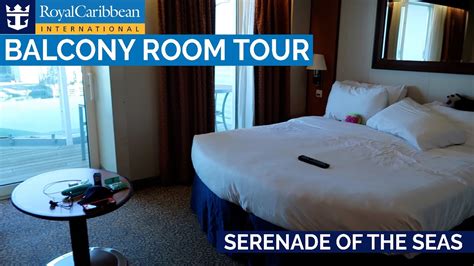 Detailed Accessible Balcony Cabin Tour - Cruising with Royal Caribbean on Serenade of the Seas ...