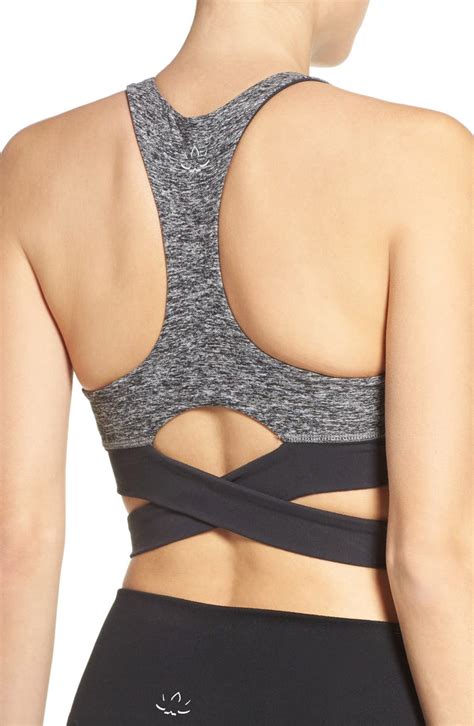 Beyond Yoga Cross Waist Sports bra | Nordstrom