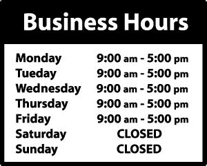 The anTONIa Chronicles : Business hours