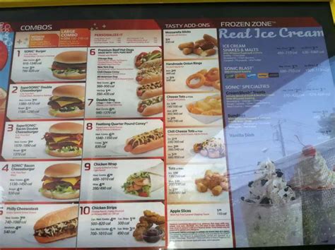 Sonic Drive-in Menu, Menu for Sonic Drive-in, North Babylon, Long Island - Urbanspoon/Zomato