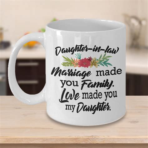 Daughter in Law Coffee Mug Daughter in Law Gift - Etsy