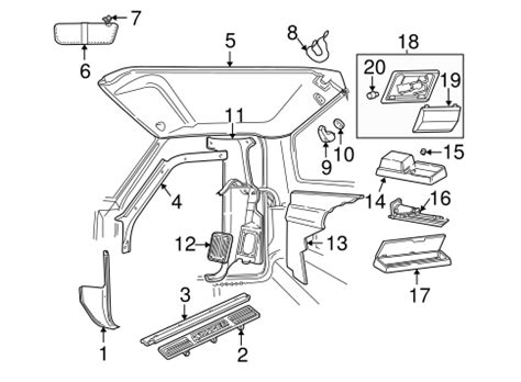 HEADLINER for 2005 Ford Ranger|7L5Z-1051944-AB