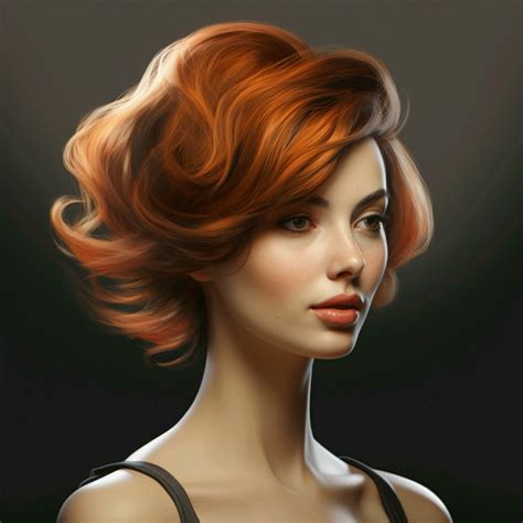 woman hair style realistic 30705001 Stock Photo at Vecteezy