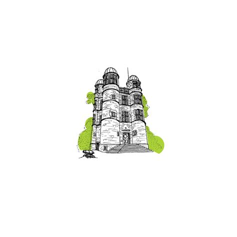 Chatsworth House Art Print, Chatsworth Hunting Tower, Bakewell ...