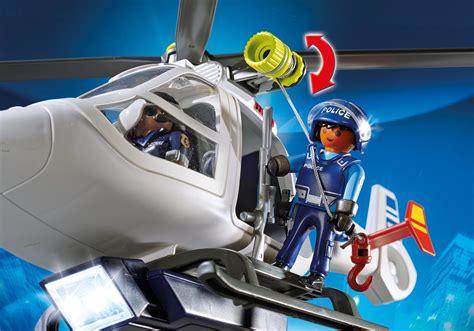 Buy - Playmobil - Police Helicopter with LED Searchlight 6921