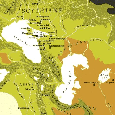 Tikhonov - Scythian anthropology - Turkicworld | Historical maps, Map, History