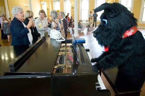 Of course, our mascot can play the piano | Agnes Scott College | Flickr