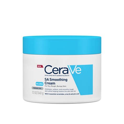 Buy CeraVe SA Smoothing Cream For Dry, Rough, Bumpy Skin 10% Urea ...