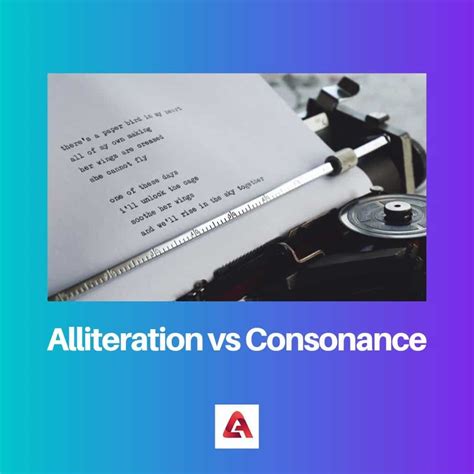 Alliteration vs Consonance: Difference and Comparison