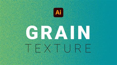 How to create a Grain Texture in Adobe Illustrator | Tutorial for ...