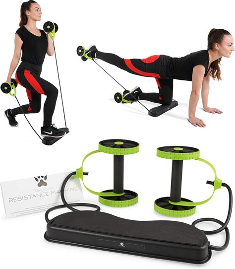 Tora Fitness 40 in 1 Resistance Band Home Workout Machine - Compact and Portable Full Body ...