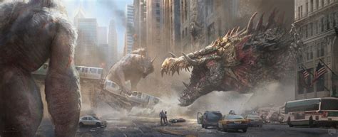 Rampage Concept Art by Aaron Sims Creative : r/ImaginaryBehemoths